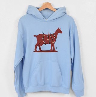 Christmas Lights Dairy Goat Hoodie (S-3XL) Unisex - Multiple Colors!