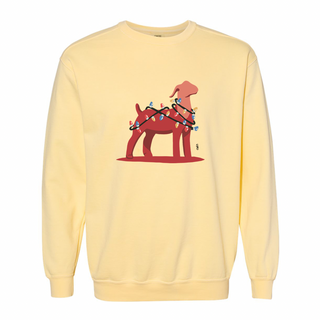 Christmas Lights Goat Crewneck (S-3XL) - Multiple Colors!