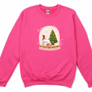 Snow Globe Goat Crewneck (S-3XL) - Multiple Colors!