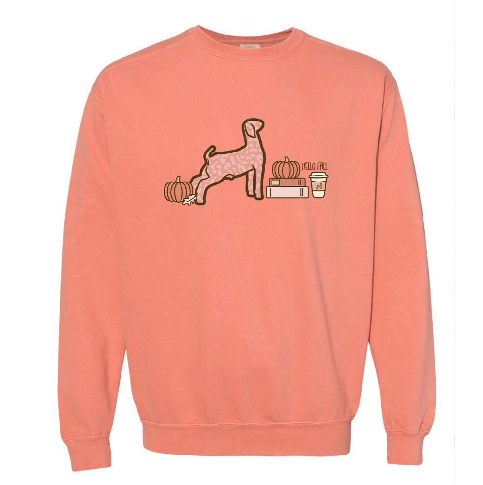 Pumpkin Spice Goat Crewneck (S-3XL) - Multiple Colors!