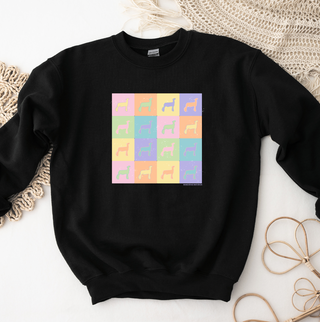 Pastel Checker Lamb Crewneck (S-3XL) - Multiple Colors!