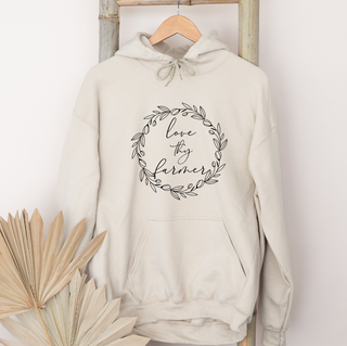 Love Thy Farmer Hoodie (S-3XL) Unisex - Multiple Colors!