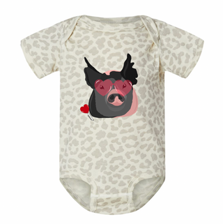 Love Struck Pig One Piece/T-Shirt (Newborn - Youth XL) - Multiple Colors!