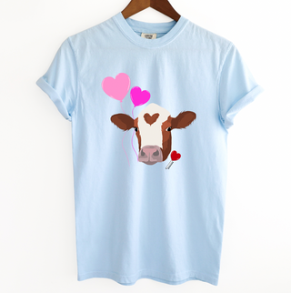 Love Struck Steer ComfortWash/ComfortColor T-Shirt (S-4XL) - Multiple Colors!