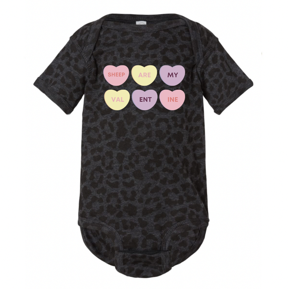 Sheep Are My Valentine One Piece/T-Shirt (Newborn - Youth XL) - Multiple Colors!