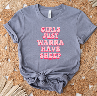 Girls Just Wanna Have Sheep T-Shirt (XS-4XL) - Multiple Colors!