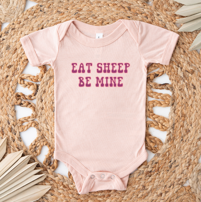 Eat Sheep Be Mine One Piece/T-Shirt (Newborn - Youth XL) - Multiple Colors!