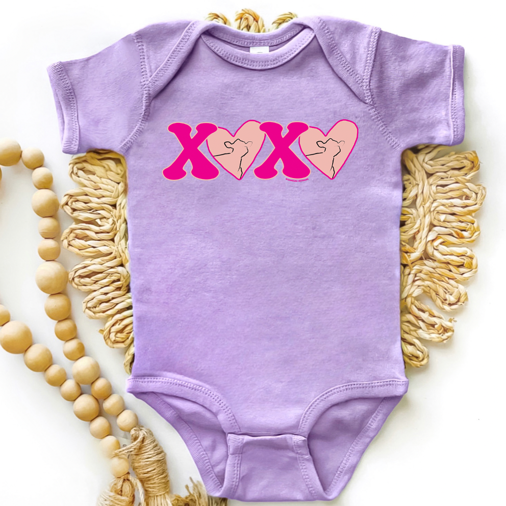 XOXO Dairy Cow One Piece/T-Shirt (Newborn - Youth XL) - Multiple Colors!