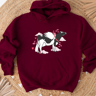 Cupid Dairy Cow Hoodie (S-3XL) Unisex - Multiple Colors!