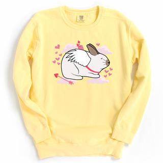 Cupid Rabbit Crewneck (S-3XL) - Multiple Colors!