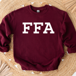 FFA White Ink Crewneck (S-3XL) - Multiple Colors!