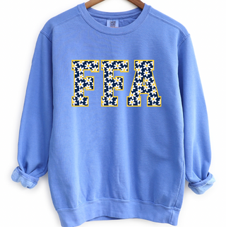 FFA Navy Daisy Crewneck (S-3XL) - Multiple Colors!