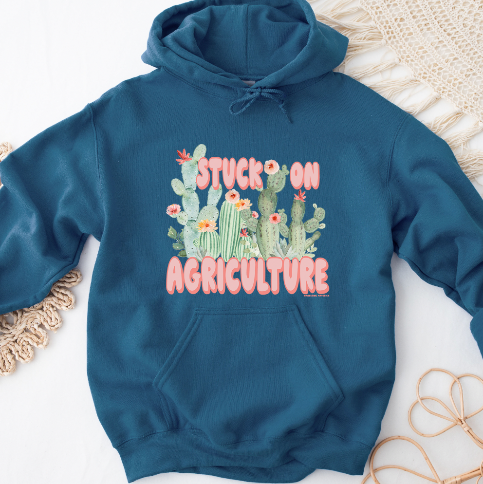 Stuck On Agriculture Hoodie (S-3XL) Unisex - Multiple Colors!