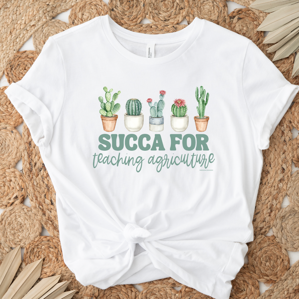 Succa For Teaching Agriculture T-Shirt (XS-4XL) - Multiple Colors!