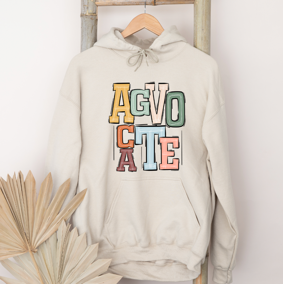 Boho Colors Agvocate Hoodie (S-3XL) Unisex - Multiple Colors!