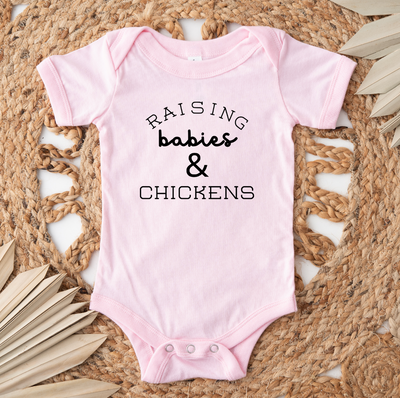 Raising Babies & Chickens One Piece/T-Shirt (Newborn - Youth XL) - Multiple Colors!