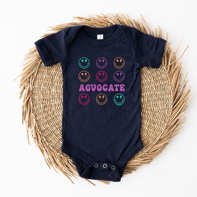 Retro Smile Agvocate One Piece/T-Shirt (Newborn - Youth XL) - Multiple Colors!