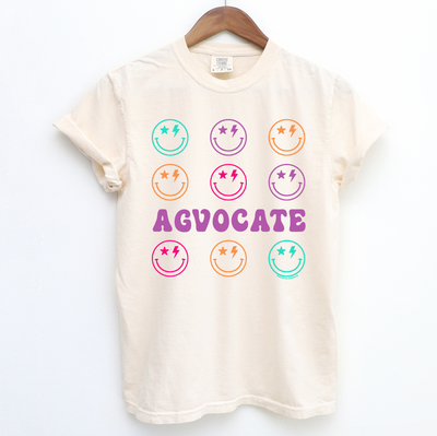 Retro Smile Agvocate ComfortWash/ComfortColor T-Shirt (S-4XL) - Multiple Colors!
