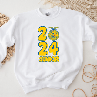 Senior FFA Emblem Crewneck (S-3XL) - Multiple Colors!