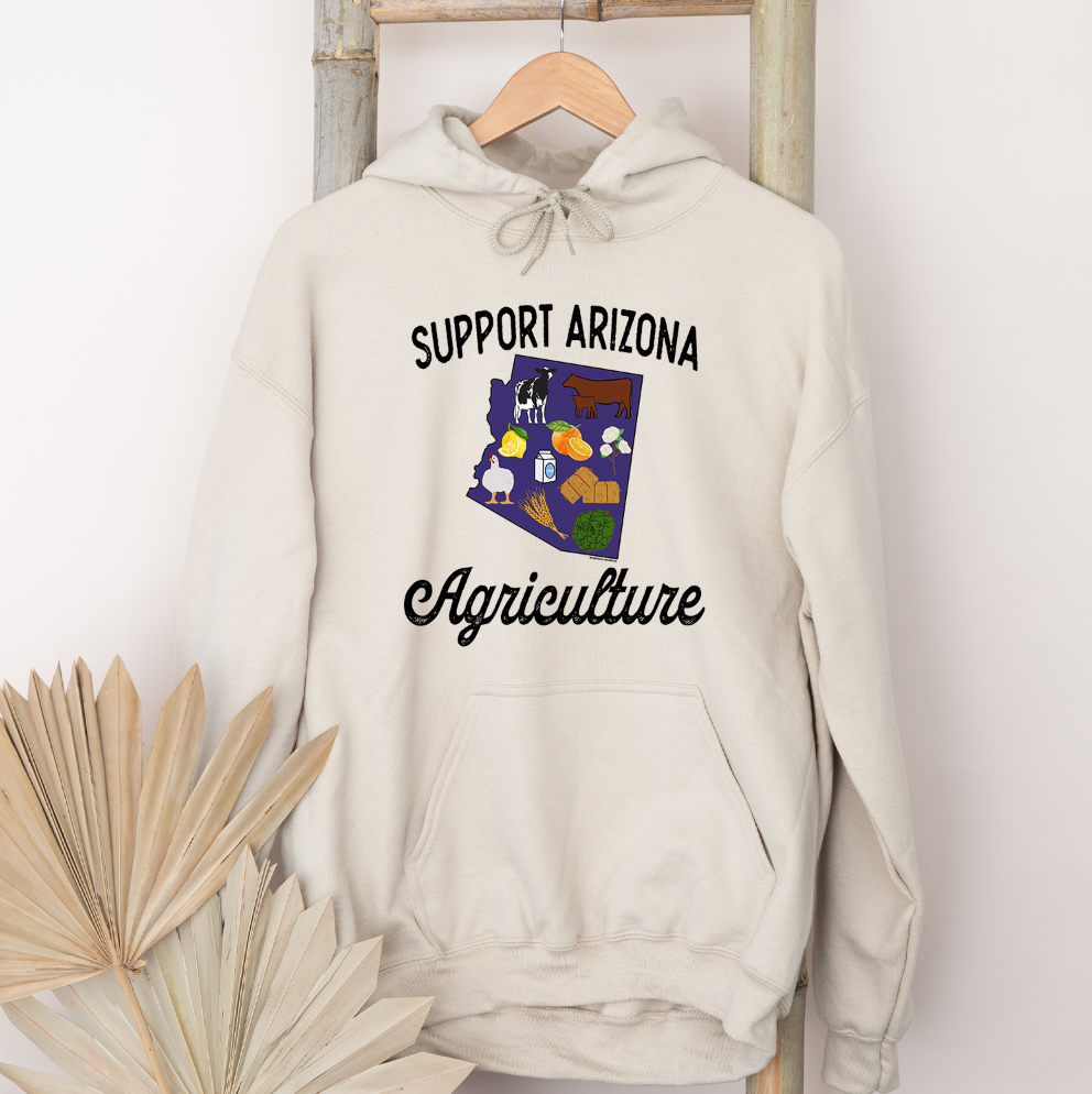 Support Arizona Agriculture Hoodie (S-3XL) Unisex - Multiple Colors!