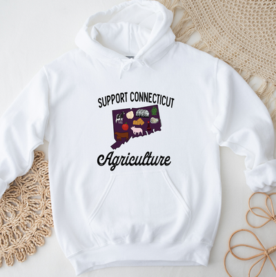 Support Connecticut Agriculture Hoodie (S-3XL) Unisex - Multiple Colors!