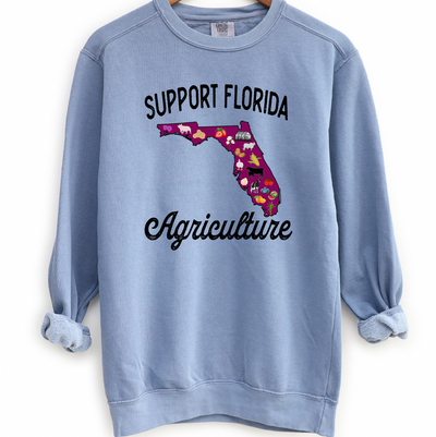 Support Florida Agriculture Crewneck (S-3XL) - Multiple Colors!