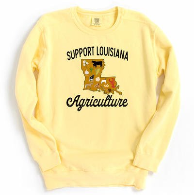 Support Louisiana Agriculture Crewneck (S-3XL) - Multiple Colors!