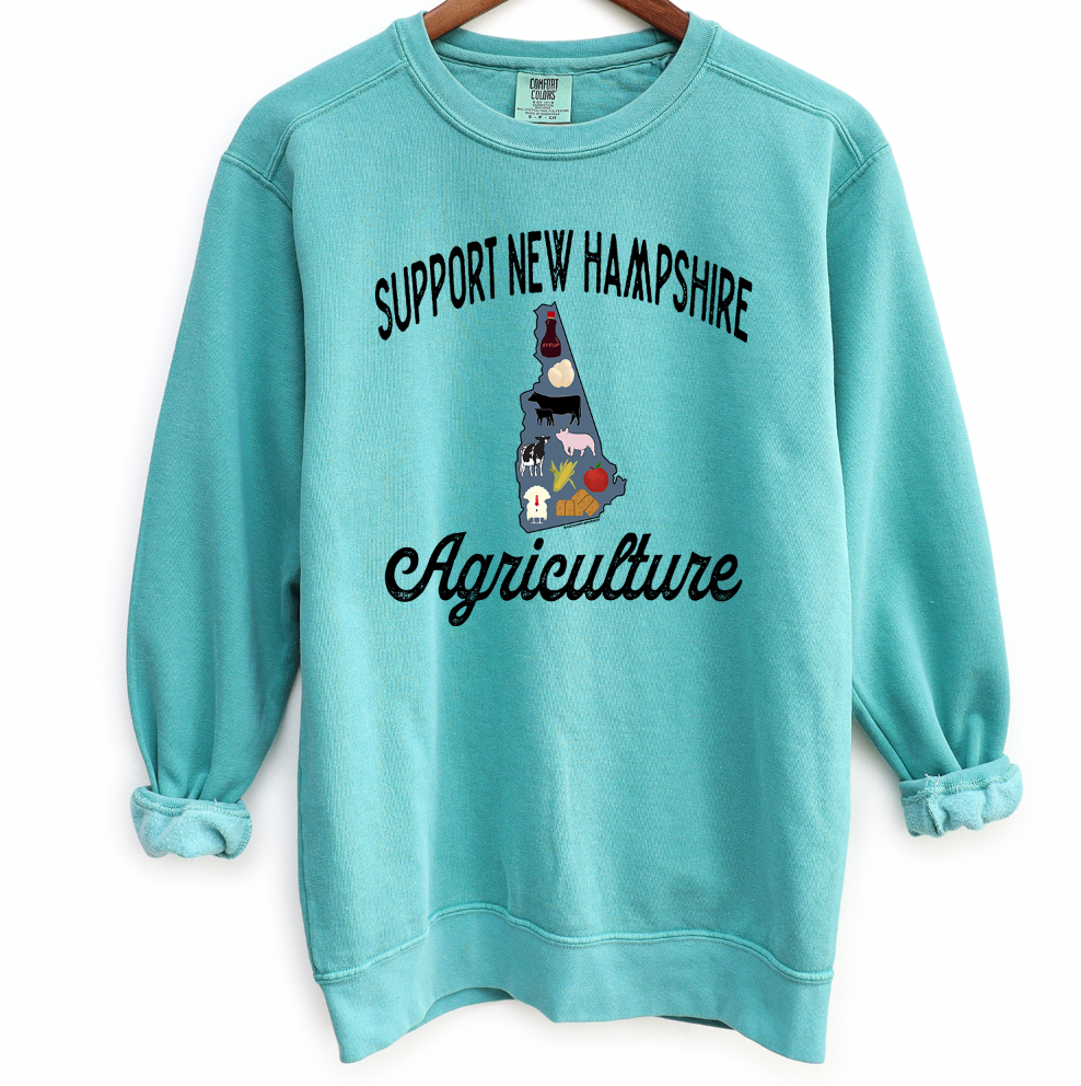 Support New Hampshire Agriculture Crewneck (S-3XL) - Multiple Colors!