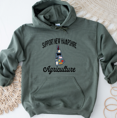 Support New Hampshire Agriculture Hoodie (S-3XL) Unisex - Multiple Colors!