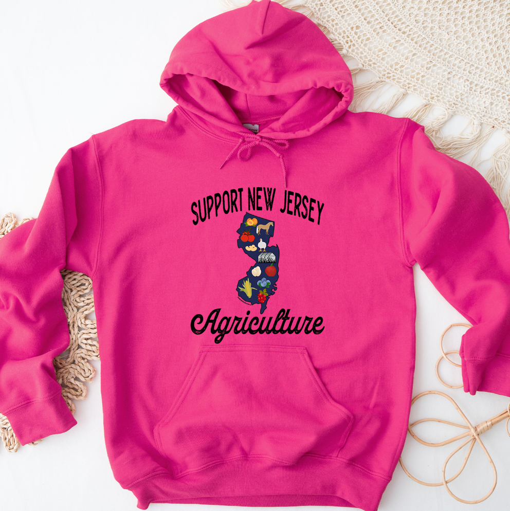 Support New Jersey Agriculture Hoodie (S-3XL) Unisex - Multiple Colors!