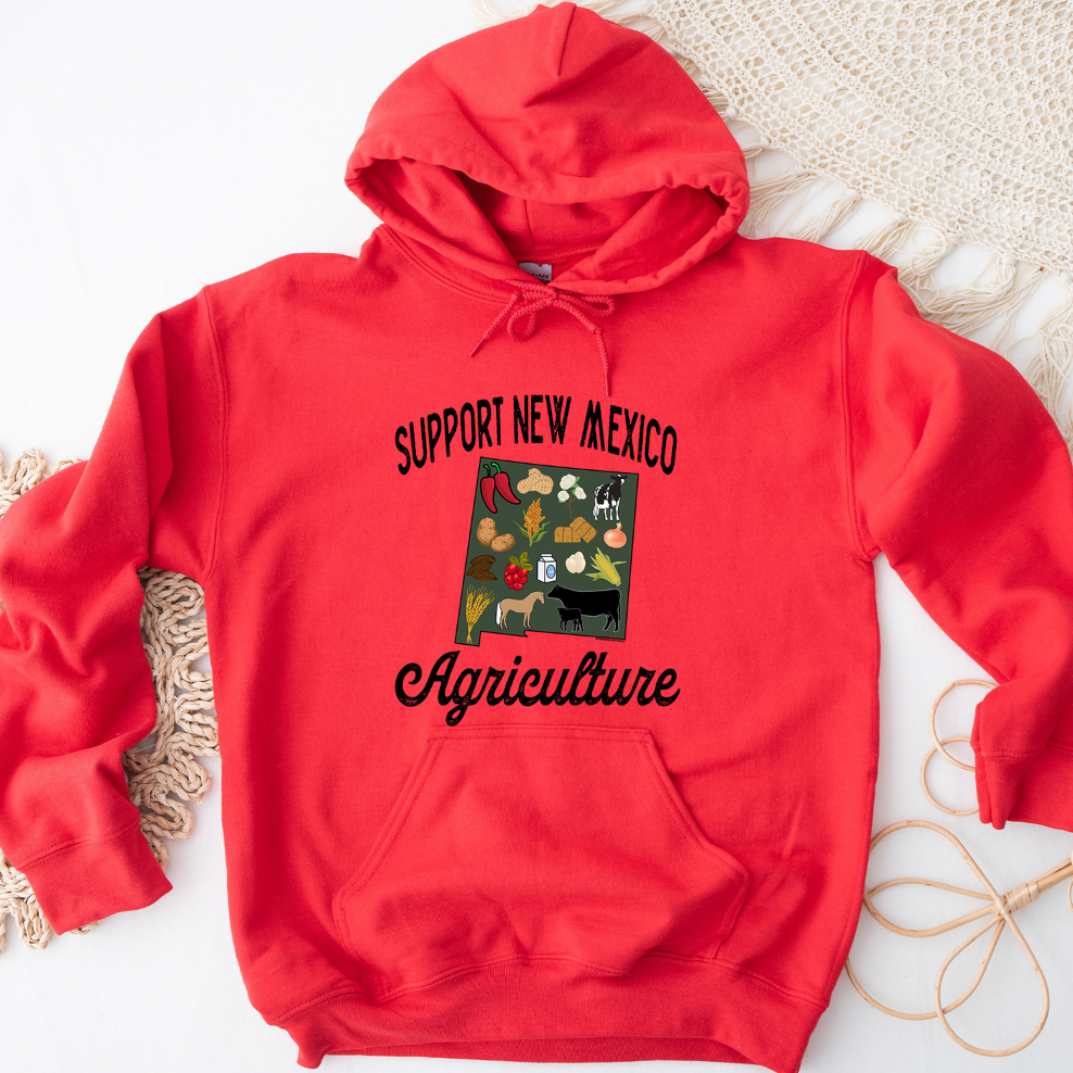 Support New Mexico Agriculture Hoodie (S-3XL) Unisex - Multiple Colors!