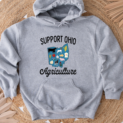 Support Ohio Agriculture Hoodie (S-3XL) Unisex - Multiple Colors!