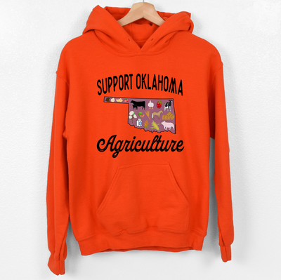 Support Oklahoma Agriculture Hoodie (S-3XL) Unisex - Multiple Colors!