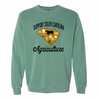 Support South Carolina Agriculture Crewneck (S-3XL) - Multiple Colors!