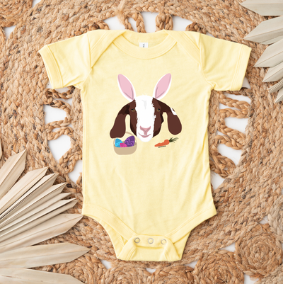 Hoppy Easter Goat One Piece/T-Shirt (Newborn - Youth XL) - Multiple Colors!