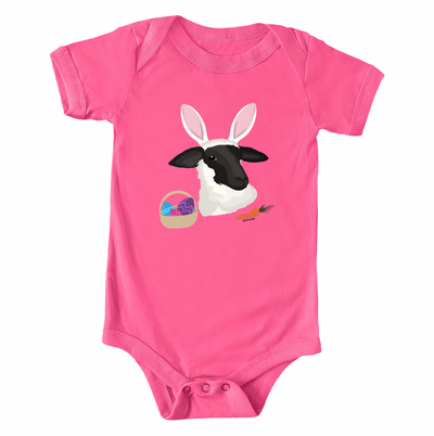 Hoppy Easter Lamb One Piece/T-Shirt (Newborn - Youth XL) - Multiple Colors!