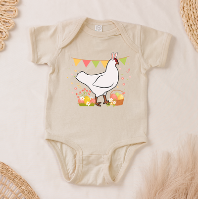 Spring Easter Chicken One Piece/T-Shirt (Newborn - Youth XL) - Multiple Colors!