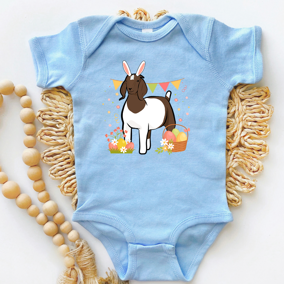 Spring Easter Goat One Piece/T-Shirt (Newborn - Youth XL) - Multiple Colors!