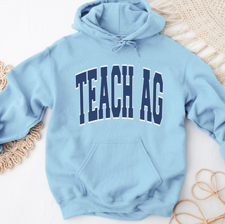 Big Varsity Teach Ag Blue Hoodie (S-3XL) Unisex - Multiple Colors!