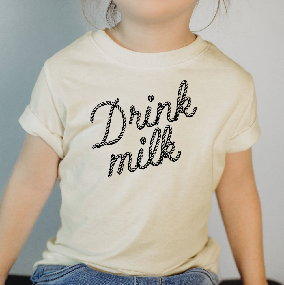 Rope Drink Milk One Piece/T-Shirt (Newborn - Youth XL) - Multiple Colors!