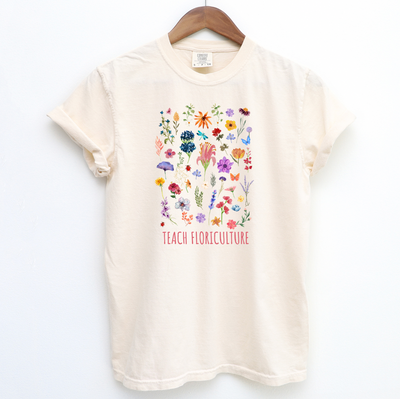 Flowers Teach Floriculture ComfortWash/ComfortColor T-Shirt (S-4XL) - Multiple Colors!