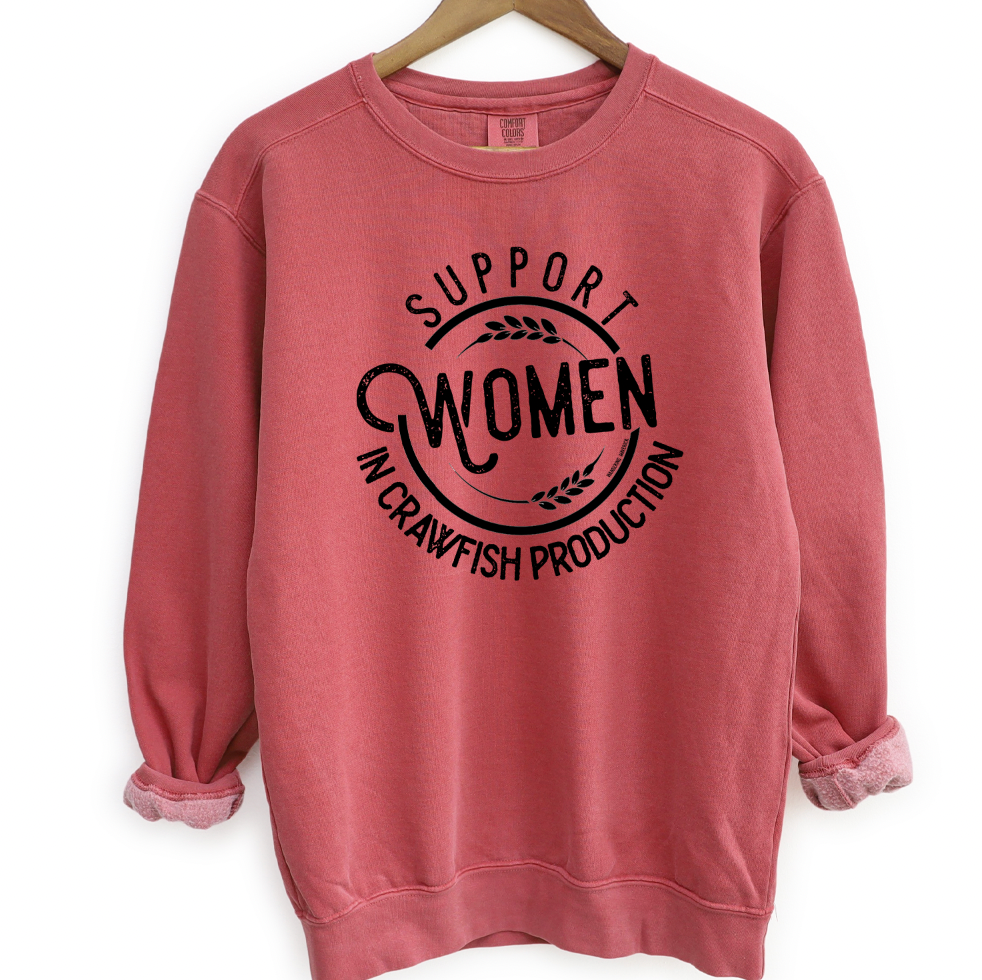 Support Women In Crawfish Production Crewneck (S-3XL) - Multiple Colors!