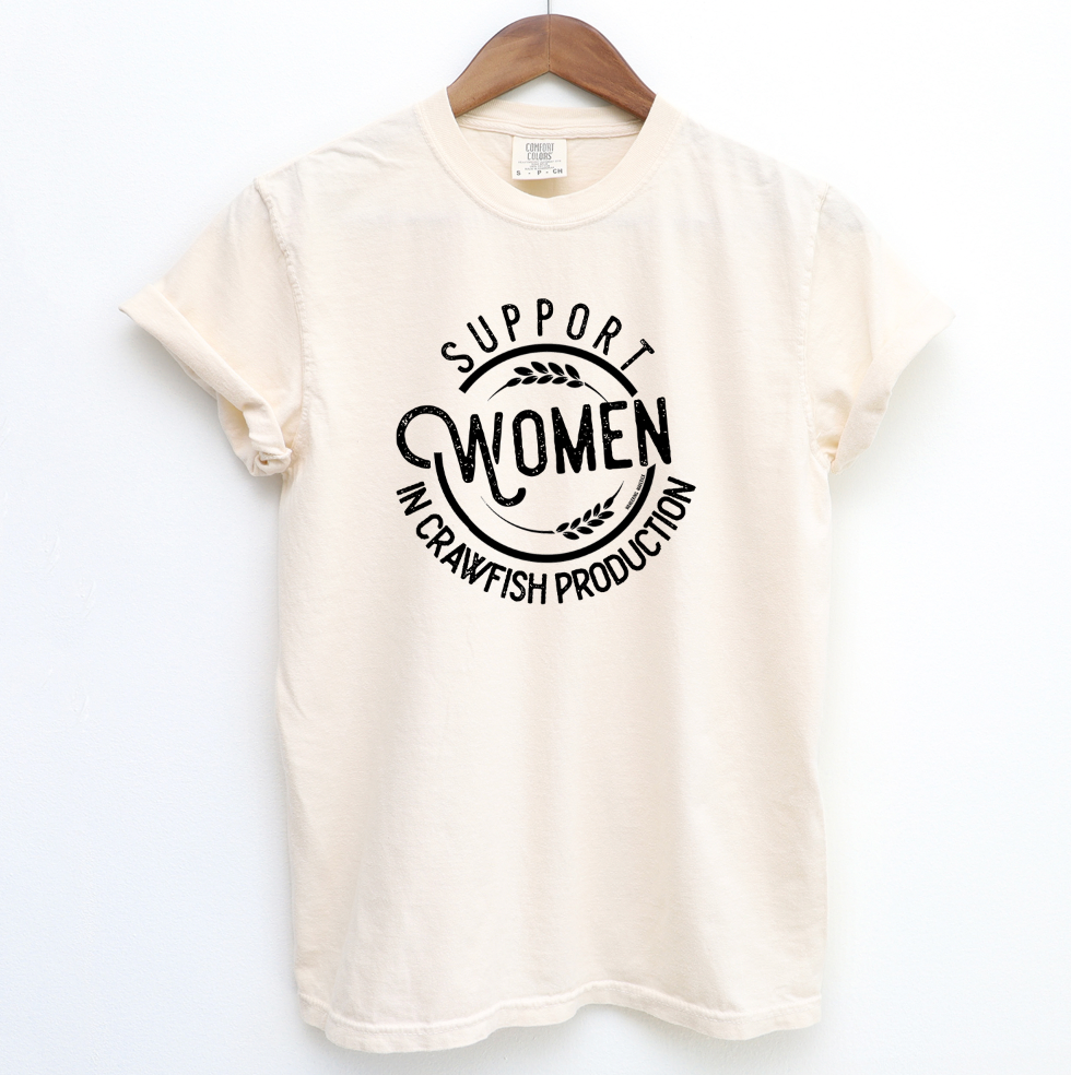 Support Women In Crawfish Production ComfortWash/ComfortColor T-Shirt (S-4XL) - Multiple Colors!