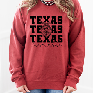 Black Emblem TX FFA Crewneck (S-3XL) - Multiple Colors!