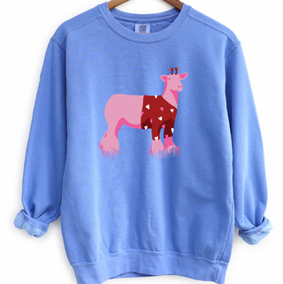 Valentine Sweater Lamb Crewneck (S-3XL) - Multiple Colors!