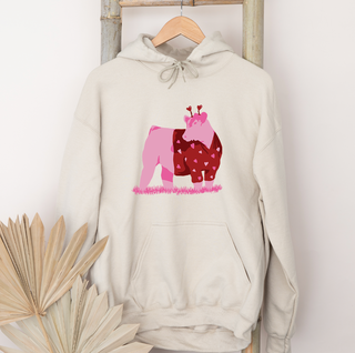 Valentine Sweater Cow Hoodie (S-3XL) Unisex - Multiple Colors!