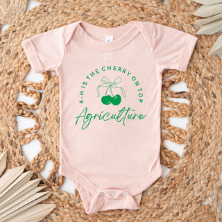 4-H Is The Cherry On Top One Piece/T-Shirt (Newborn - Youth XL) - Multiple Colors!