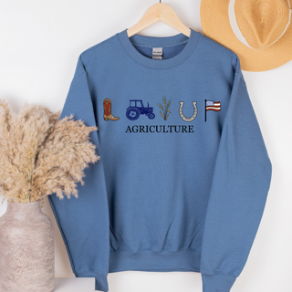 USA Agriculture Symbols– Crewneck