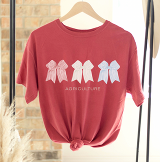 USA Agriculture Bows– Comfort Colors T-Shirt