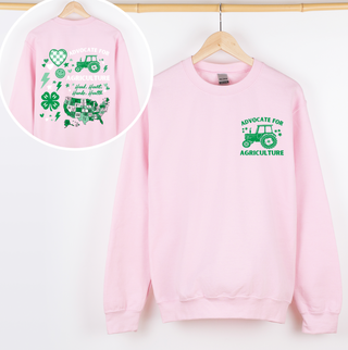 4-H Patchwork– Crewneck Front and Back